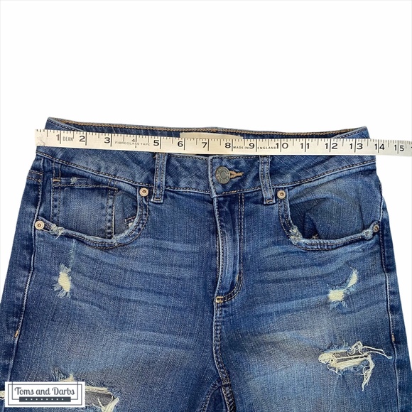 Garage Boyfriend Ripped Jeans Blue - Picture 3 of 6